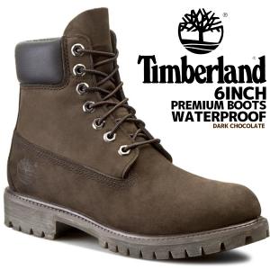 Timberland 6INCH PREMIUM BOOTS W/L BROWN NUBACK 10001 ティンバーランド 6インチ ブーツ ダークチョコレート ヌバック ブラウン メンズ TB010001｜limited-edition