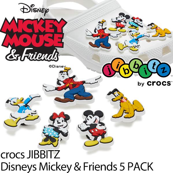 crocs JIBBITZ Disneys Mickey &amp; Friends 5 PACK 1001...