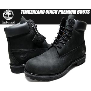 TIMBERLAND 6INCH PREMIUM BOOTS black/blk 10073 ティンバーランド 6インチブーツ メンズ ブーツ ブラック ヌバック ワーク｜limited-edition