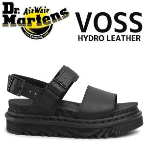 Dr.Martens VOSS HYDRO LEATHER BLACK 23802001 SANDAL ZEBRILUS ドクターマーチン ヴォス ゼブリラス ブラック サンダル 厚底 シャーク｜limited-edition