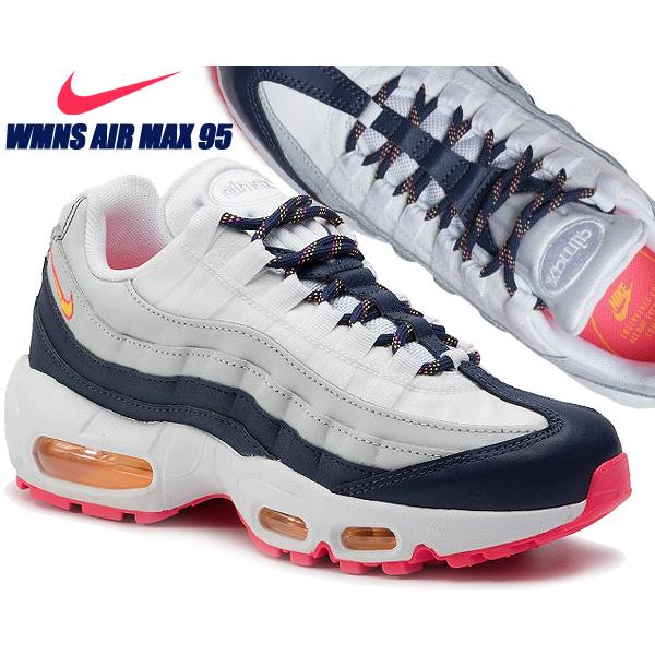 NIKE WMNS AIR MAX 95 midnight navy/laser onange 30...