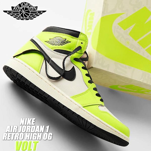 NIKE AIR JORDAN 1 RETRO HIGH OG volt/black-sail 55...