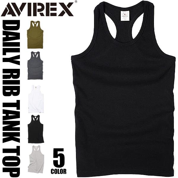 AVIREX DAILY RIB TANK TOP 6143503 7833137002 アヴィレッ...