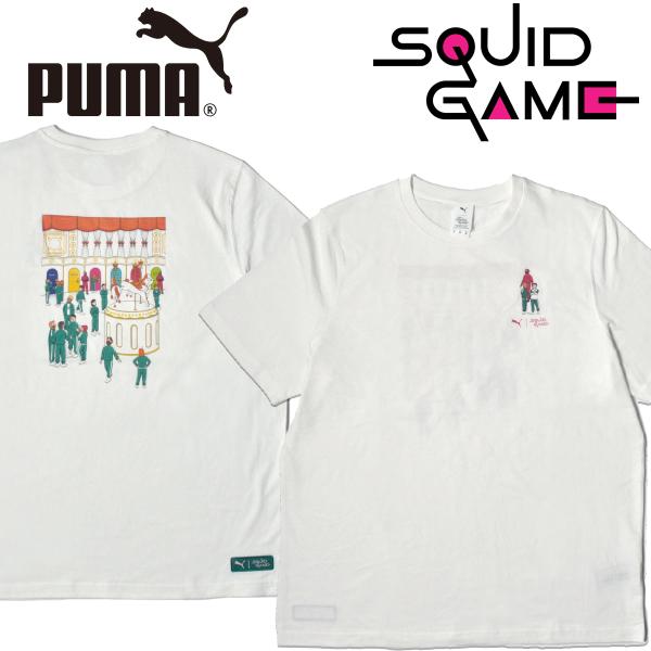 PUMA SQUID GAME GRAPHIC SS TEE WHITE 627426-02 プーマ...