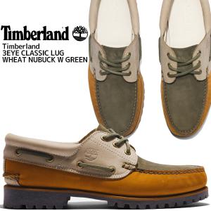 Timberland 3EYE CLASSIC LUG WHEAT NUBUCK W GREEN a5p5m ティンバーランド オーセンティック 3アイレット クラシック ラグ ヌバック ウィート シューズ｜limited-edition