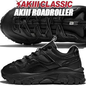 AKIII CLASSIC AKIII ROADROLLER TRIPLE BLACK akc-0007-tbl アキクラシック アキ ロードローラー スニーカー ボリューム チャンキー トリプルブラック｜limited-edition
