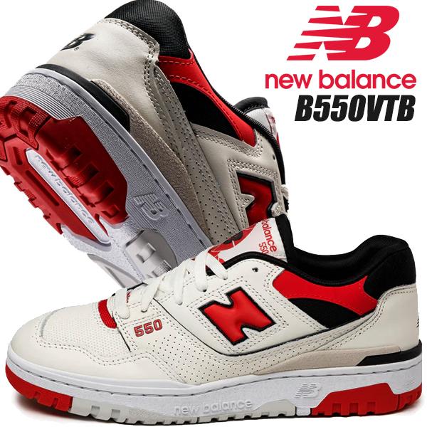 NEW BALANCE BB550VTB Sea Salt/True Red width D ニュー...