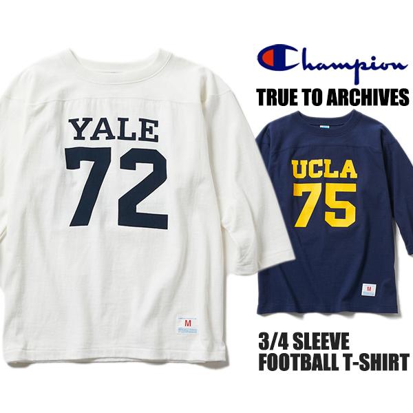 Champion TRUE TO ARCHIVES 3/4 SLEEVE FOOTBALL T-SH...