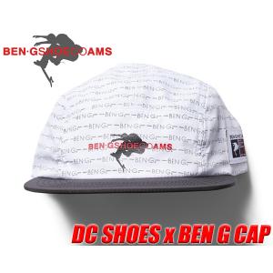 DC SHOES BEN G CAP MUL dcp234261-mul ディーシーシューズ × ベン・ジー 5パネル キャップ 帽子 キャンプハット スケート コラボレーション ストラップバック｜limited-edition