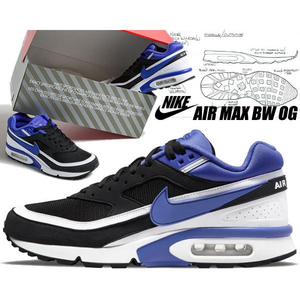 NIKE AIR MAX BW OG black/persian violet-white dj61...