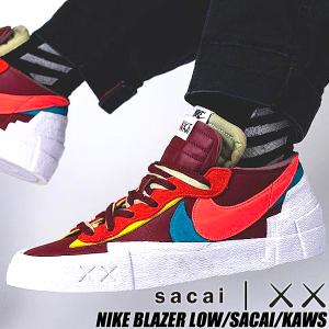 ブレーザー NIKE BLAZER LOW / SACAI white/magma orange-wht dd1877
