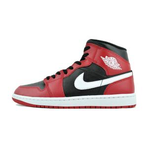 エア ジョーダン 1 NIKE AIR JORDAN MID blk/varsity red-summit wht