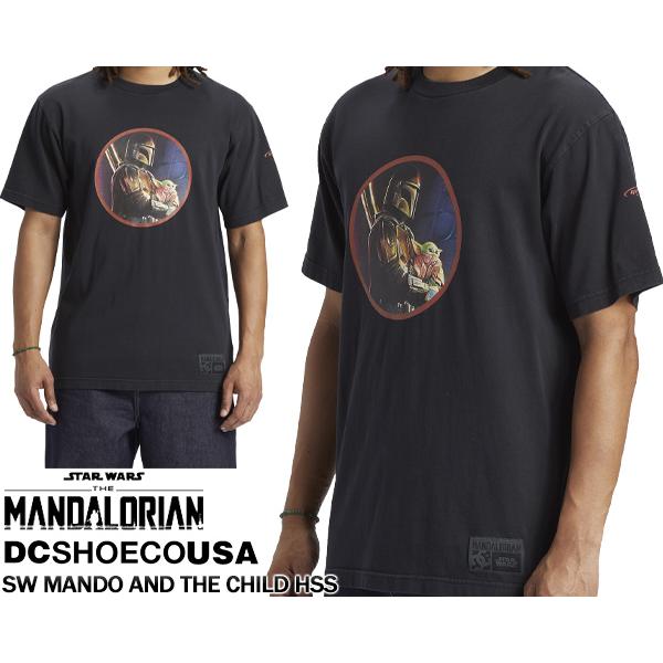 DC SHOES STAR WARS MANDO AND THE CHILD T-SHIIRT BL...