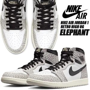 NIKE AIR JORDAN 1 RETRO HIGH OG tech grey/muslin-black-white dz5485-052 White Cement ナイキ エアジョーダン 1 レトロ ハイ エレファント セメントAJ1