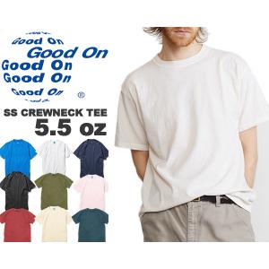 Good On SS CREWNECK TEE gost-701 グッド オン ショートスリーブ クルー Tシャツ 半袖 T-シャツ USAコットン 5.5オンス｜limited-edition