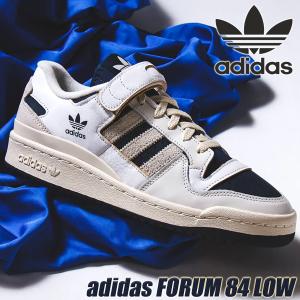 adidas FORUM 84 LOW OWHITE/CONAVY/CWHITE gz6427 アディダス フォーラム 84 ロー オフホワイト カレッジネイビー クリームホワイト ヴィンテージ レザー｜limited-edition