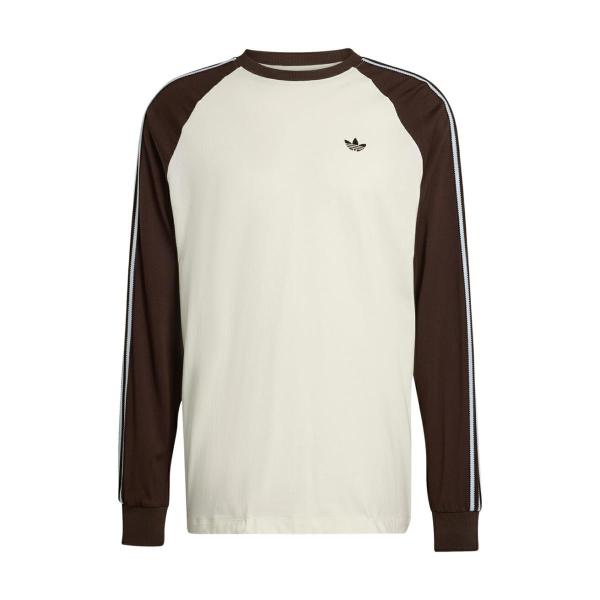 adidas BRITCORE LONG SLEEVE CALI TEE OWHITE/AUCO h...