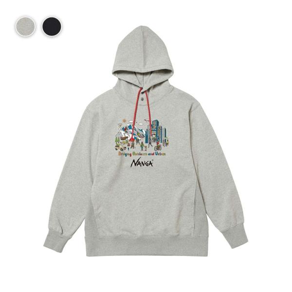 NANGA ECO HYBRID SWEAT HOODIE/BOU1 n2530-1q069z ナン...