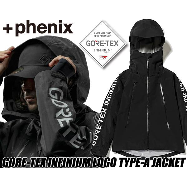 +phenix GORE-TEX INFINIUM LOGO TYPE-A JACKET BLACK...