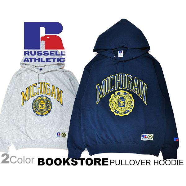 RUSSELL ATHLETIC BOOKSTORE PULLOVER HOODIE Univers...