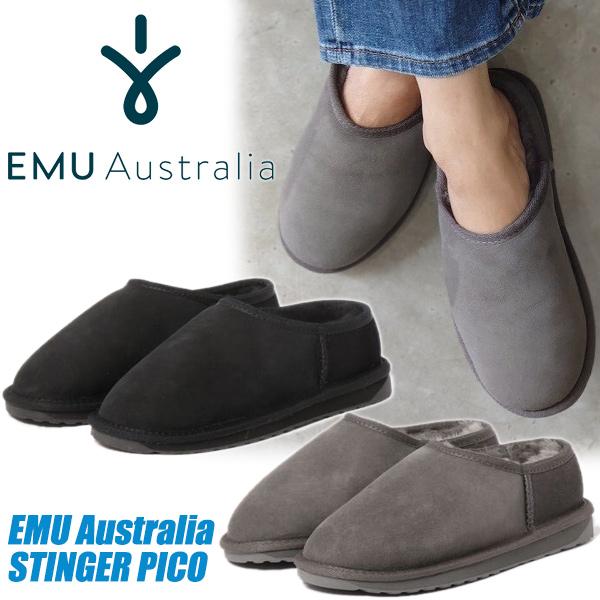 EMU Australia STINGER PICO w12024 BLACK CHARCOAL エ...