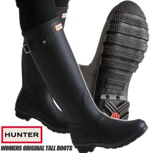 HUNTER WOMENS ORIGINAL TALL BLACK wft1000rma-blk ハンター ウィメンズ オリジナル トール レインブーツ 防水 雨 長靴 ラバー｜limited-edition