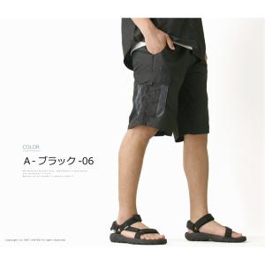 ファーストダウン ハーフパンツ メンズ 夏 リ...の詳細画像3