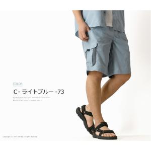 ファーストダウン ハーフパンツ メンズ 夏 リ...の詳細画像5