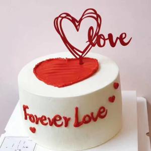 アクリルタイプ 記念日トッパー アニバーサリー ケーキトッパー 結婚