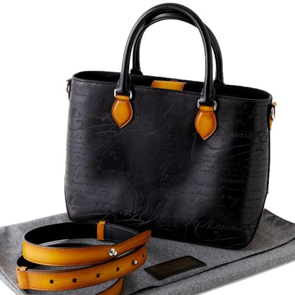 ベルルッティ スペシャルオーダー トゥジュール XS スクリットレザー トートバッグ 内側もレザー ...