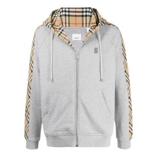 バーバリー ヴィンテージチェックパネル コットン フーデッドトップ