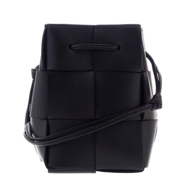 ボッテガ ヴェネタ ミニ カセット クロスボディバケットバッグ 巾着ショルダーバッグ バケットバッグ...