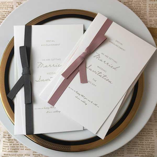 結婚式 招待状 ブランシュ 10部セット 印刷なし 手作り キット ウェディング ウエディング 披露...