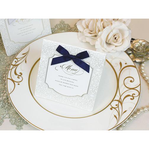 結婚式 メニュー ベリンダ 10部セット 手作り キット ウェディング  披露宴 用紙おしゃれ かわ...