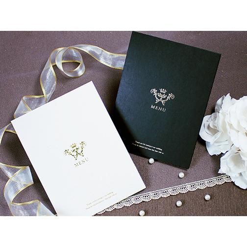 結婚式 メニュー エレガント 10部セット 手作り キット ウェディング  披露宴 用紙おしゃれ シ...