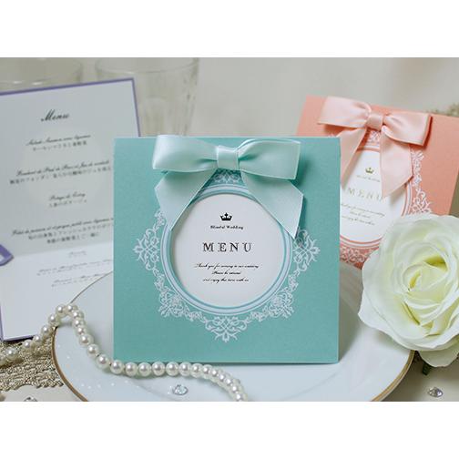 結婚式 メニュー マムール 10部セット 手作り キット ウェディング  披露宴 用紙おしゃれ かわ...