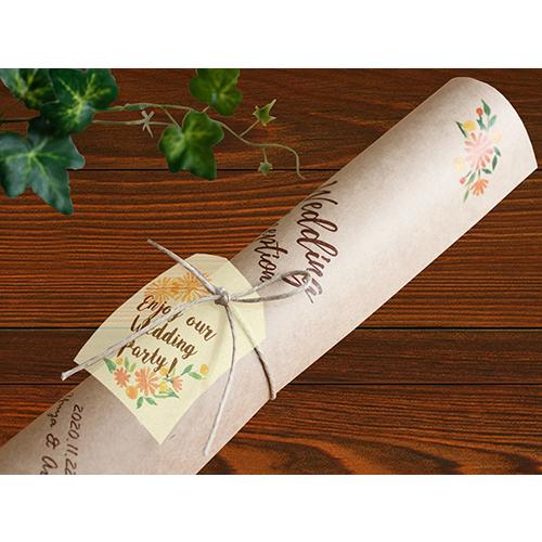 結婚式 席次表 カリーナ ロールタイプ B4 10部セット 印刷なし 手作り キット ウェディング ...