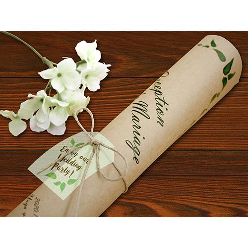 結婚式 席次表 フィール ロールタイプ  B4 10部セット 印刷なし 手作り キット ウェディング...