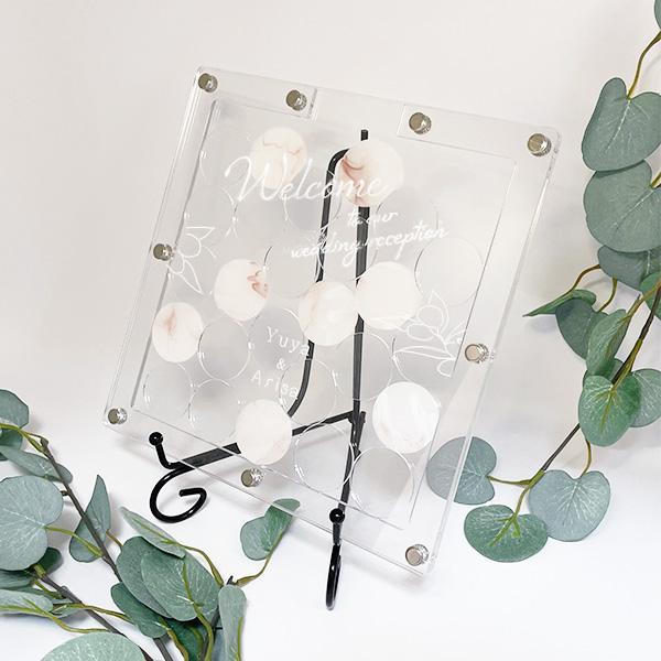 ウェディングドロップス オリーブ mini 少人数 ミニ 名入れ 結婚式 披露宴 ウェルカムボード ...