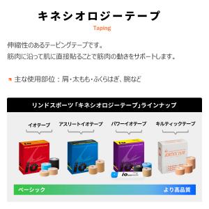 【強粘着】アスリートイオテープ (タン) キネ...の詳細画像2