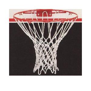 バスケットボール ゴールネット 白 ネットのみ 交換用 1枚 LINDSPORTS リンドスポーツ