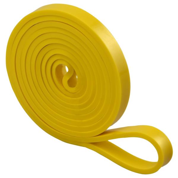 黄 フィットネスバンド ループ 幅13mm 円周208cm トレーニングチューブ フィットネスチュー...