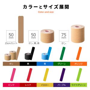 パワーイオテープ キネシオロジーテープ カラー...の詳細画像4