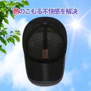 キャップ メッシュ メンズ ゴルフキャップ 4...の詳細画像1