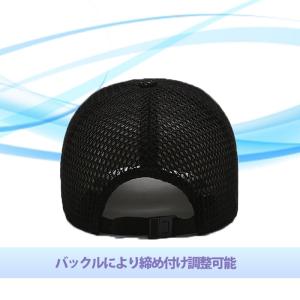 キャップ メッシュ メンズ ゴルフキャップ 4...の詳細画像3