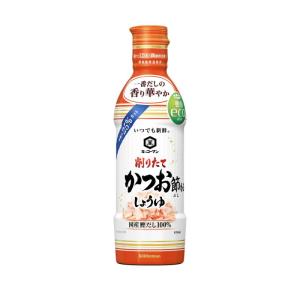 キッコーマン いつでも新鮮 削りたて鰹節香るしょうゆ 450ml×3本｜linear1