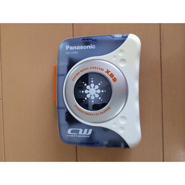 【中古】Panasonic RQ-CW02-A ヘッドホンステレオ (ブルー)