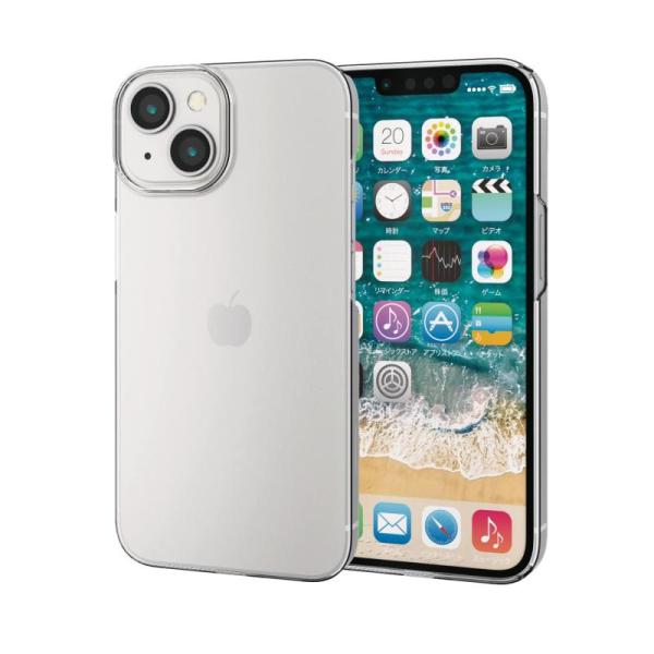 エレコム iPhone 14 ケース カバー ハード 極み設計 [端子周りまで保護] スリム 軽量 ...