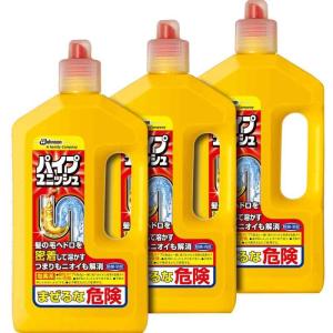 【まとめ買い】 パイプユニッシュ 排水口・パイプクリーナー パイプユニッシュ 液体タイプ 大容量 3本セット 800g×3本｜linear1