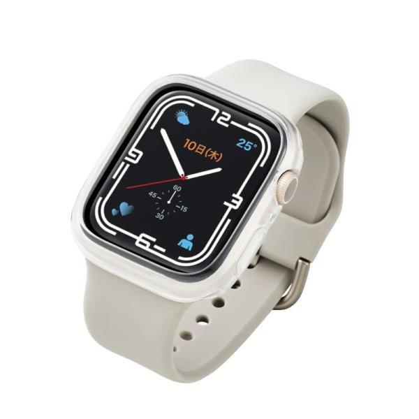 エレコム Apple Watch (アップルウォッチ) ケース バンパー 45mm [Apple W...